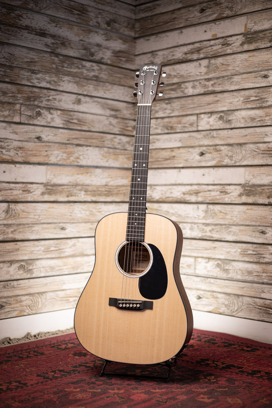 Martin D Jr-10E Acoustic-Electric Guitar - Natural Spruce