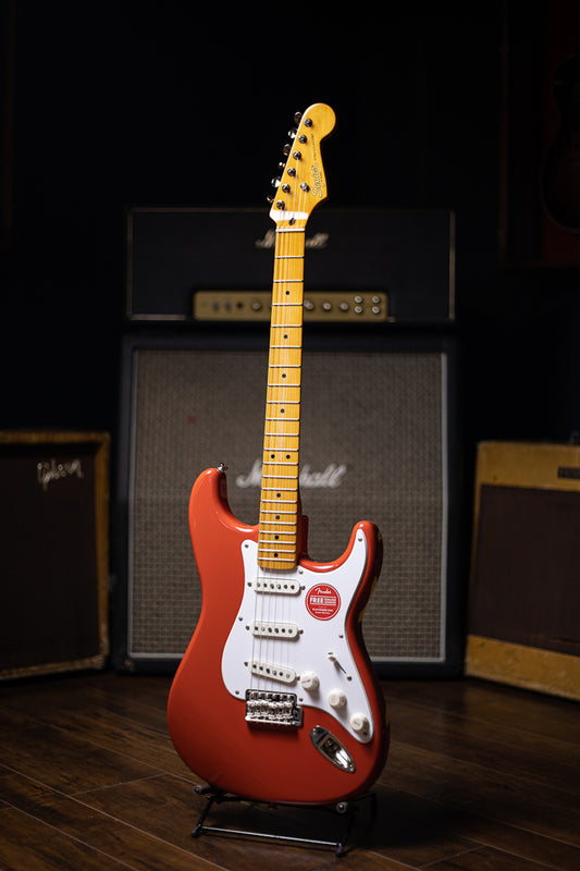 Squier Stratocaster Classic Vibe 50's Electric Guitar - Fiesta Red