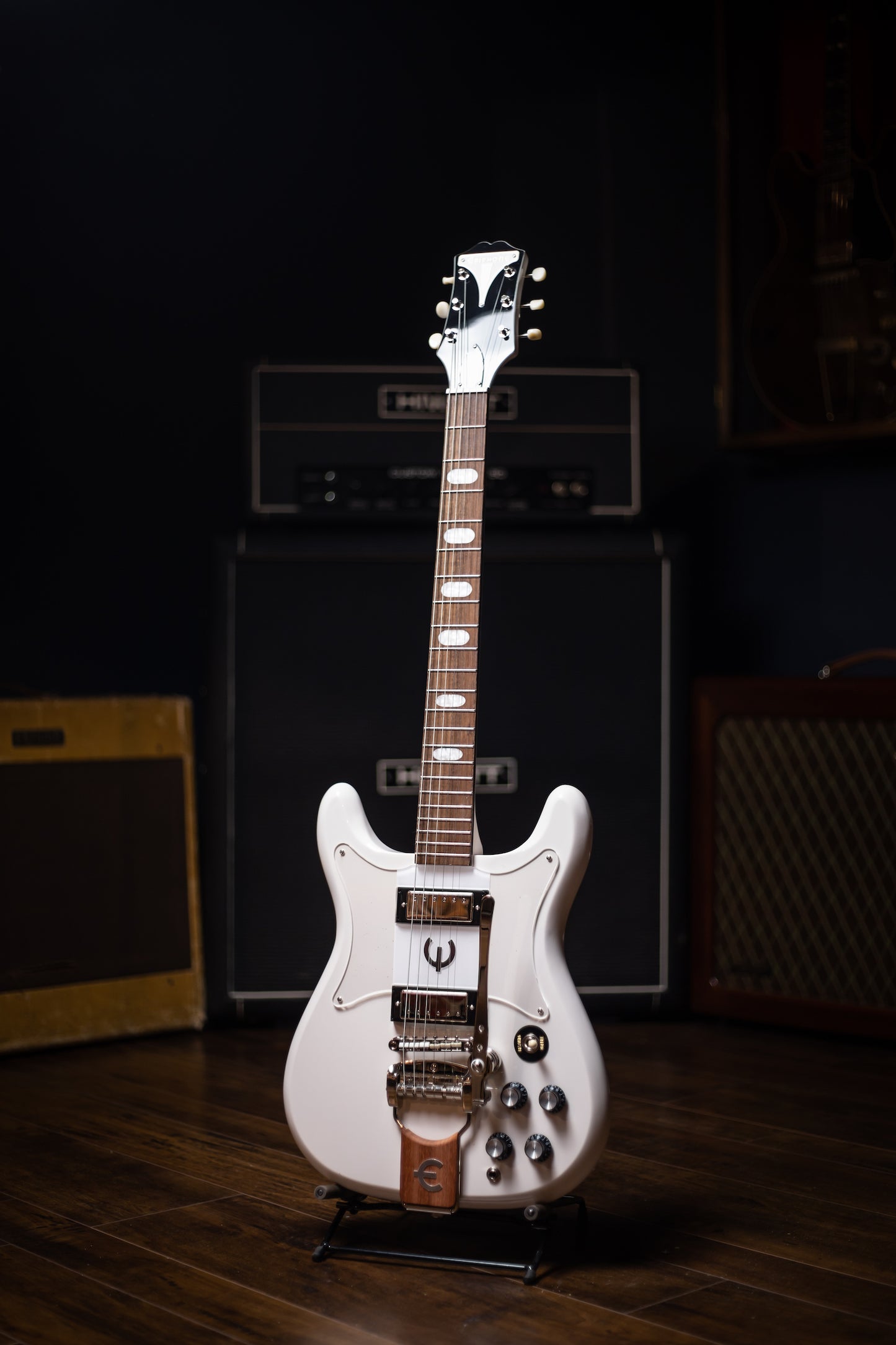 Epiphone Crestwood Custom Tremotone Electric Guitar - Polaris White