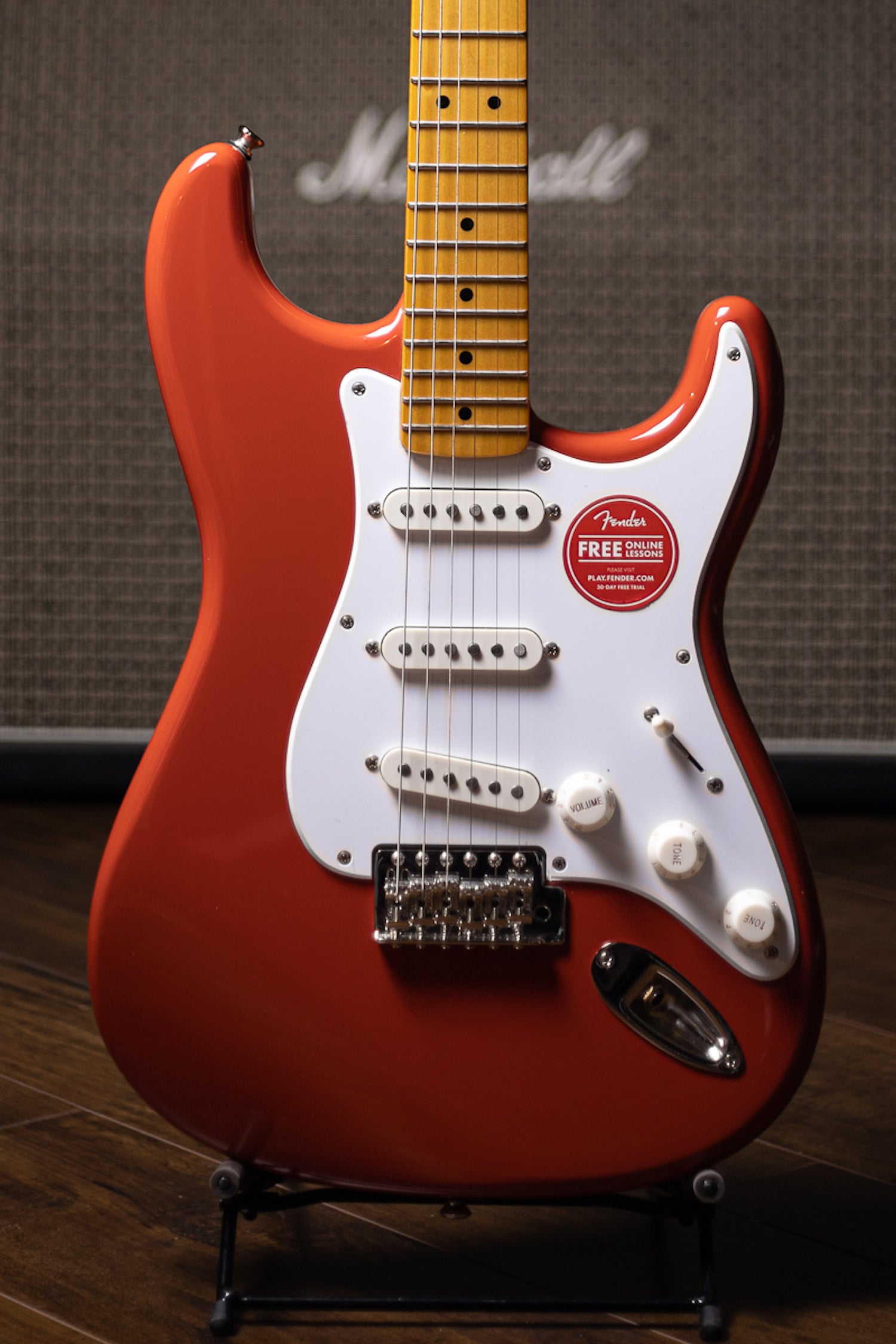 Squier Stratocaster Classic Vibe 50's Electric Guitar - Fiesta Red