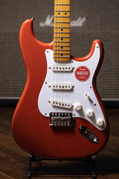 Squier Stratocaster Classic Vibe 50's Electric Guitar - Fiesta Red