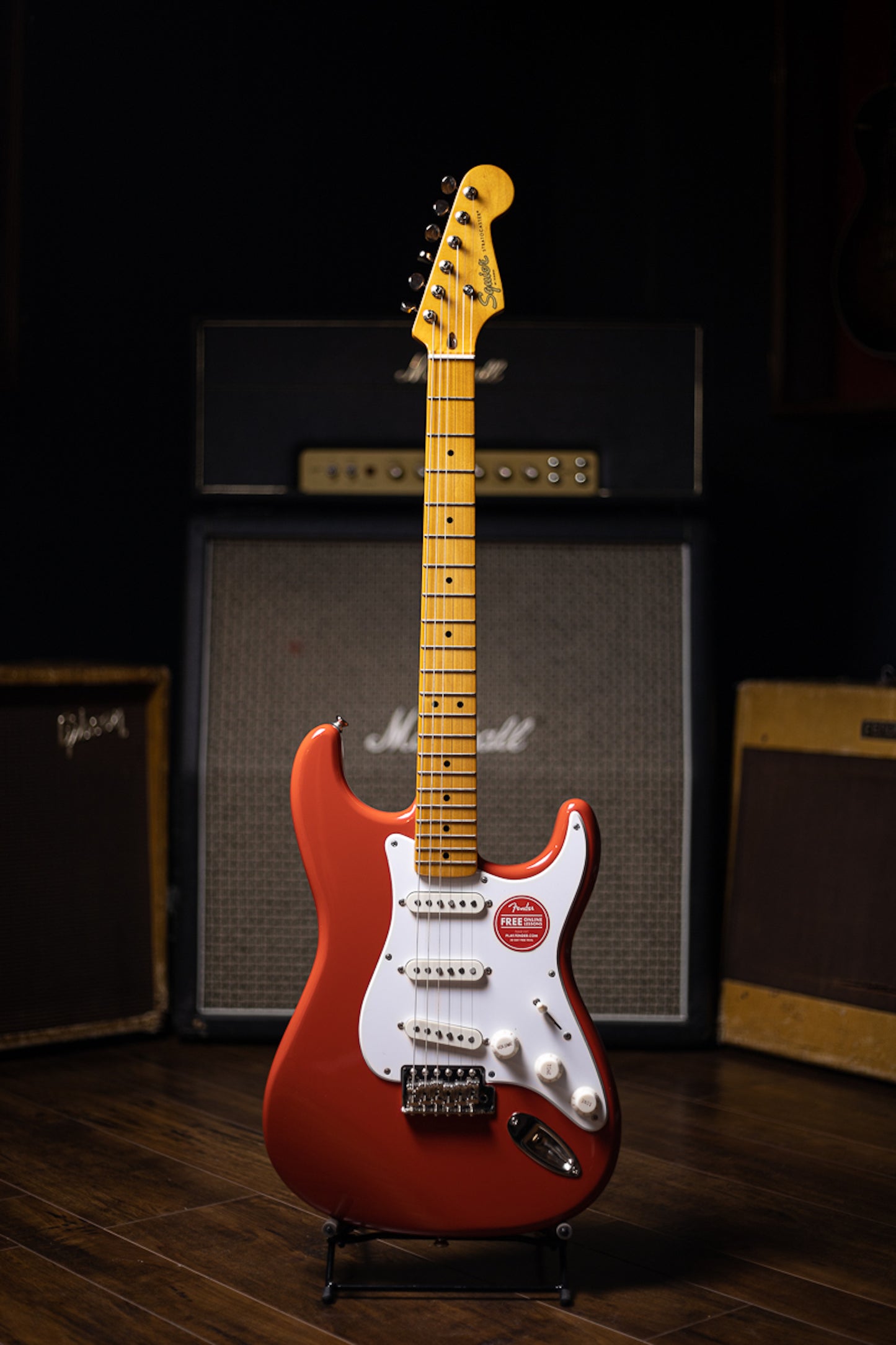 Squier Stratocaster Classic Vibe 50's Electric Guitar - Fiesta Red