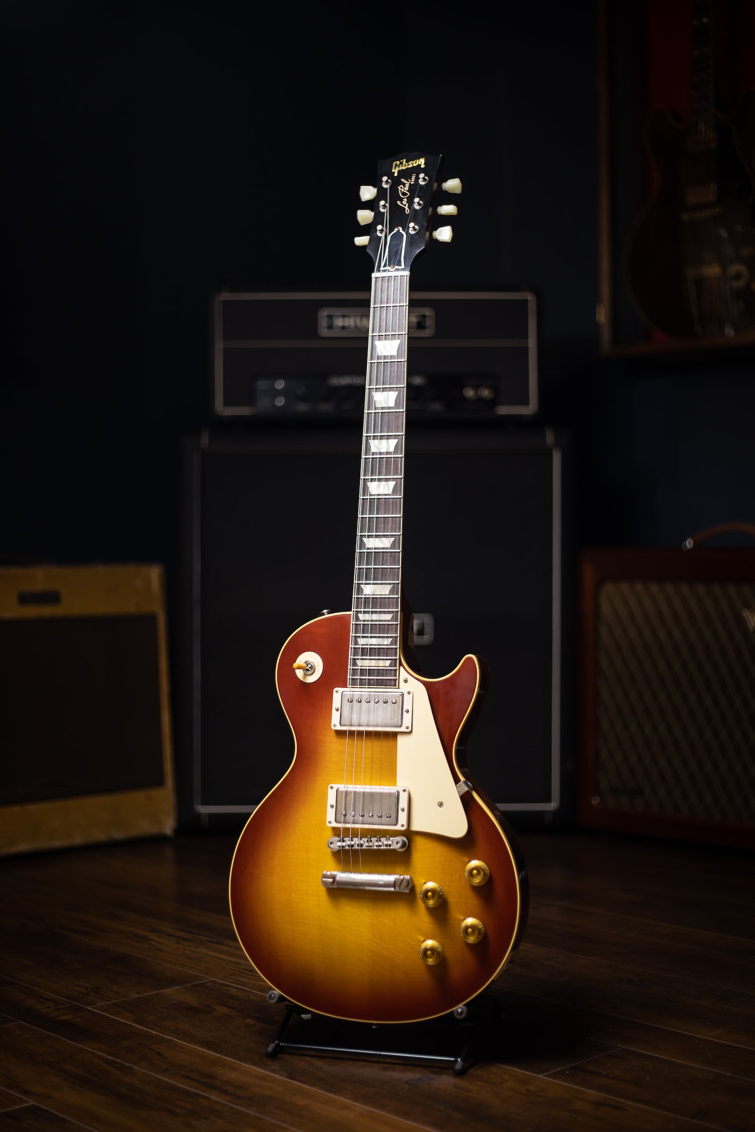 Gibson Custom Shop 1958 Les Paul Standard Reissue Murphy Lab Ultra Light Aged Electric Guitar - Washed Cherry Sunburst