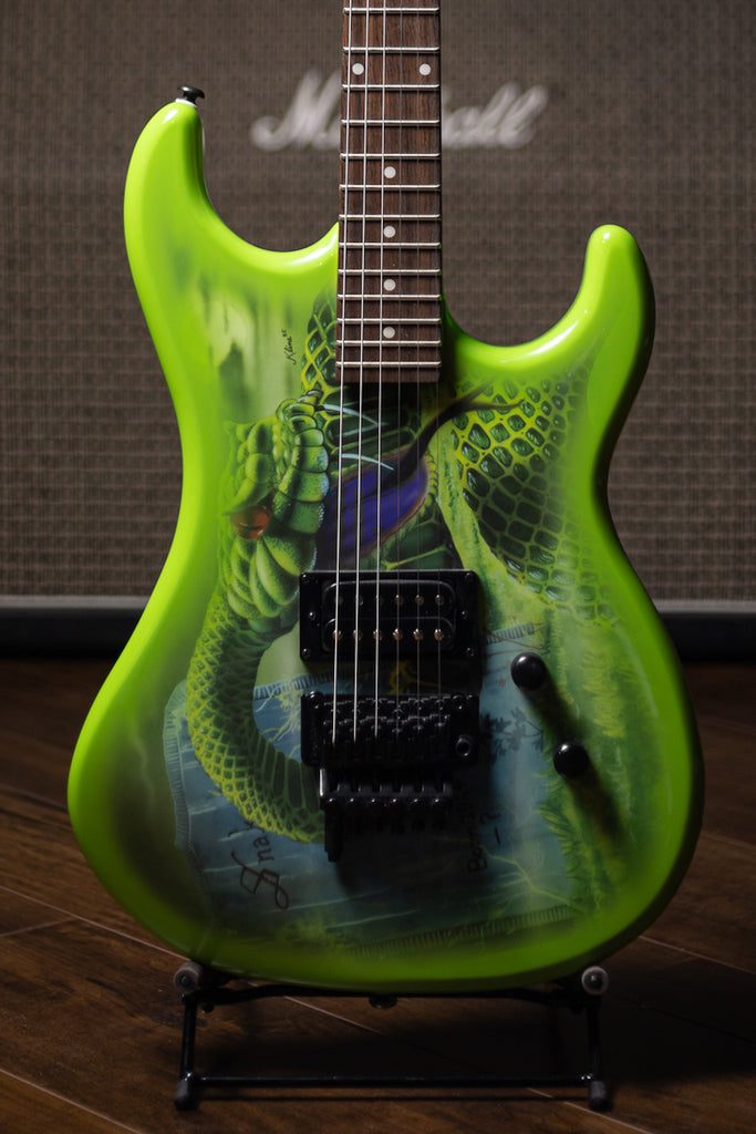 Kramer Snake Sabo Baretta Electric Guitar - Snake Green