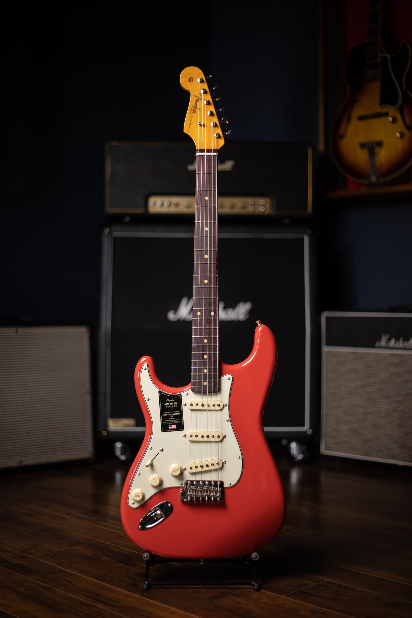 Fender American Vintage II 1961 Stratocaster® Left Handed Electric Guitar - Fiesta Red