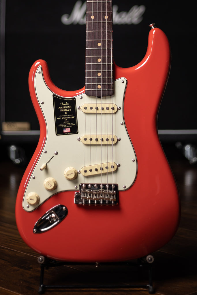 Fender American Vintage II 1961 Stratocaster® Left Handed Electric Guitar - Fiesta Red