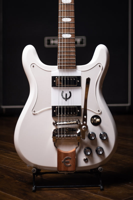 Epiphone Crestwood Custom Tremotone Electric Guitar - Polaris White