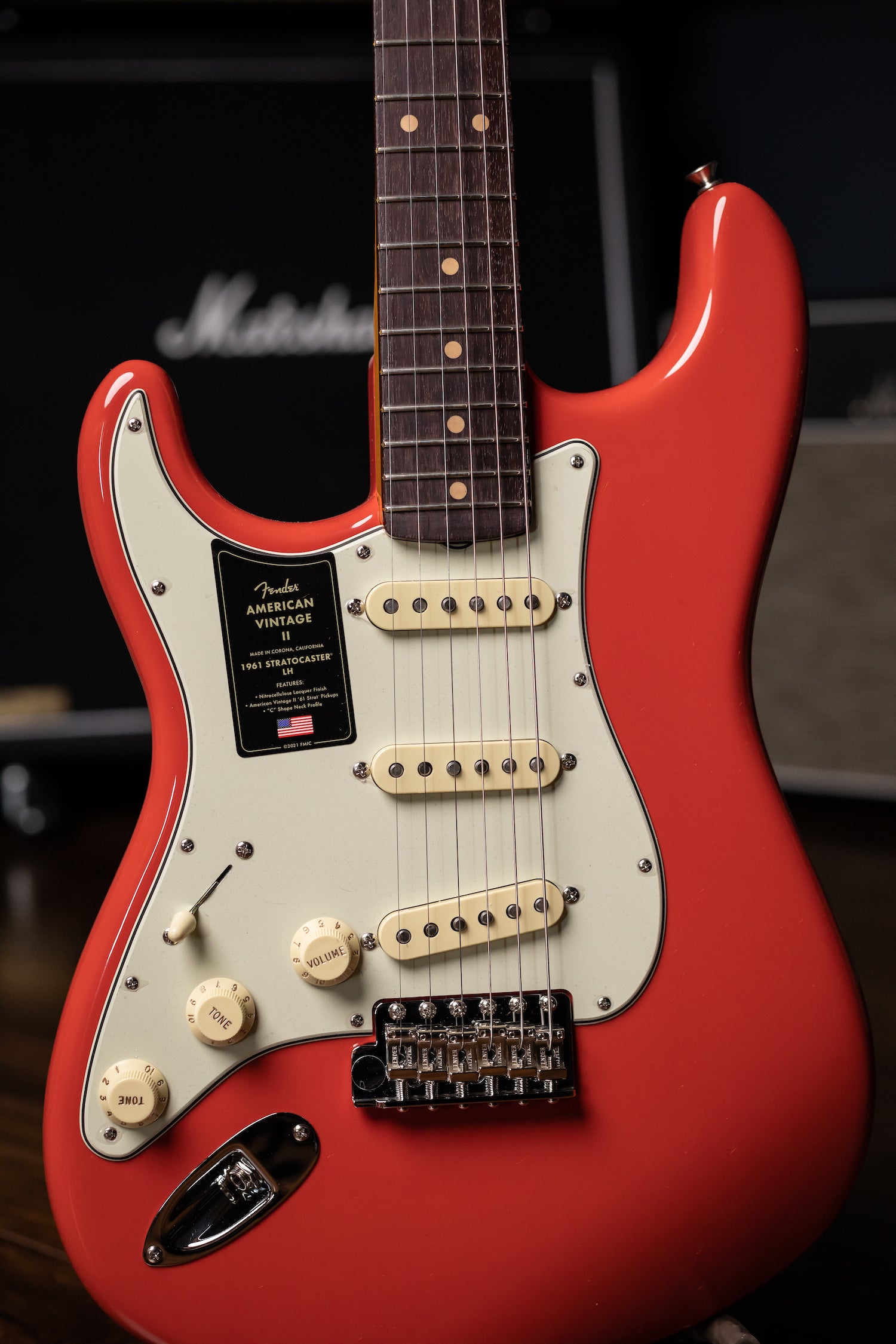 Fender American Vintage II 1961 Stratocaster® Left Handed Electric Guitar - Fiesta Red