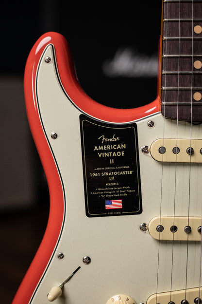 Fender American Vintage II 1961 Stratocaster® Left Handed Electric Guitar - Fiesta Red