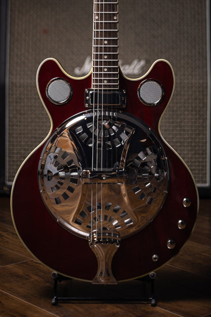 2000s Cozart Custom Handmade Reso Semi-Hollow - Cherry