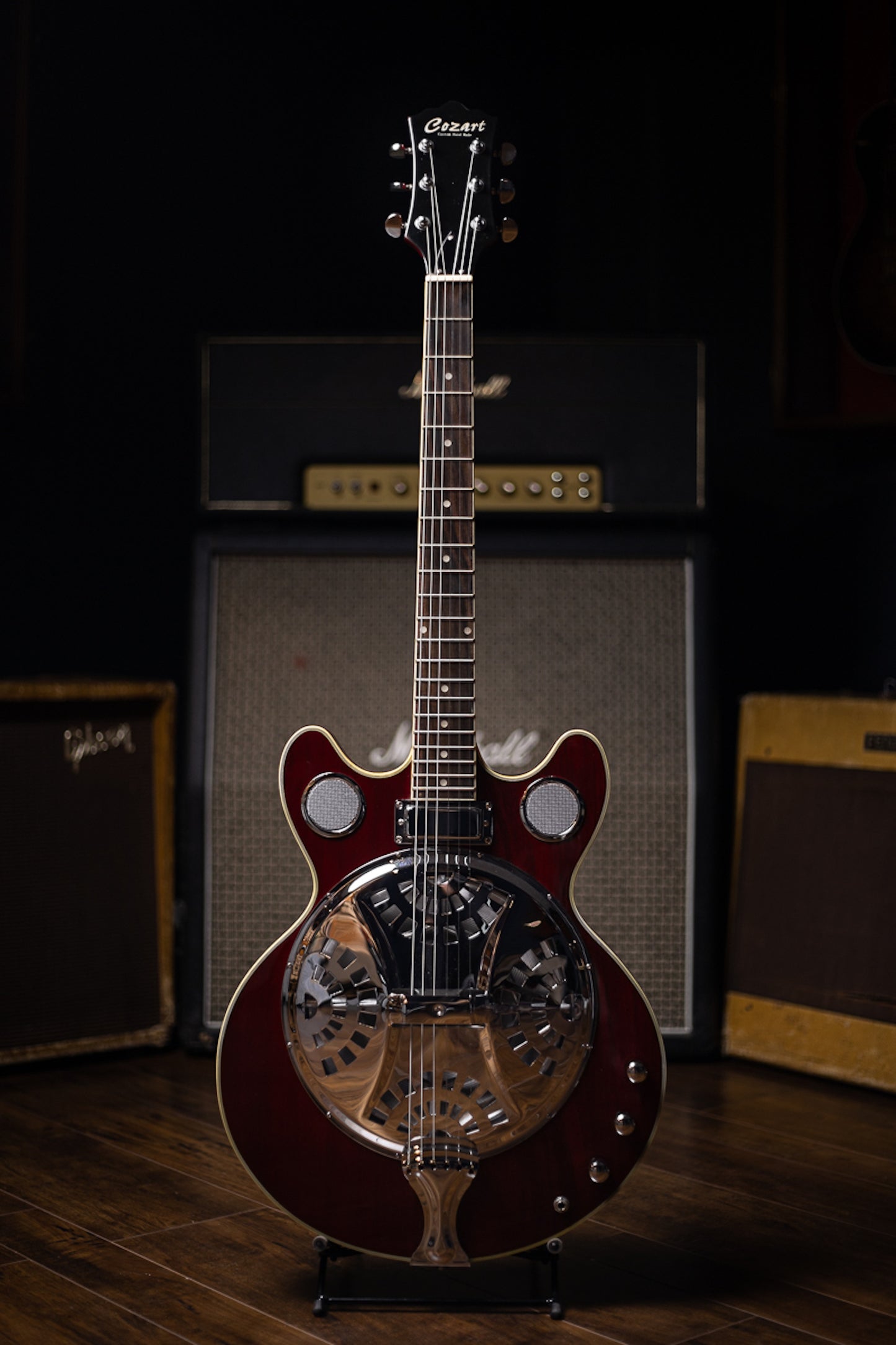 2000s Cozart Custom Handmade Reso Semi-Hollow - Cherry