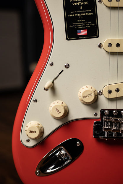 Fender American Vintage II 1961 Stratocaster® Left Handed Electric Guitar - Fiesta Red