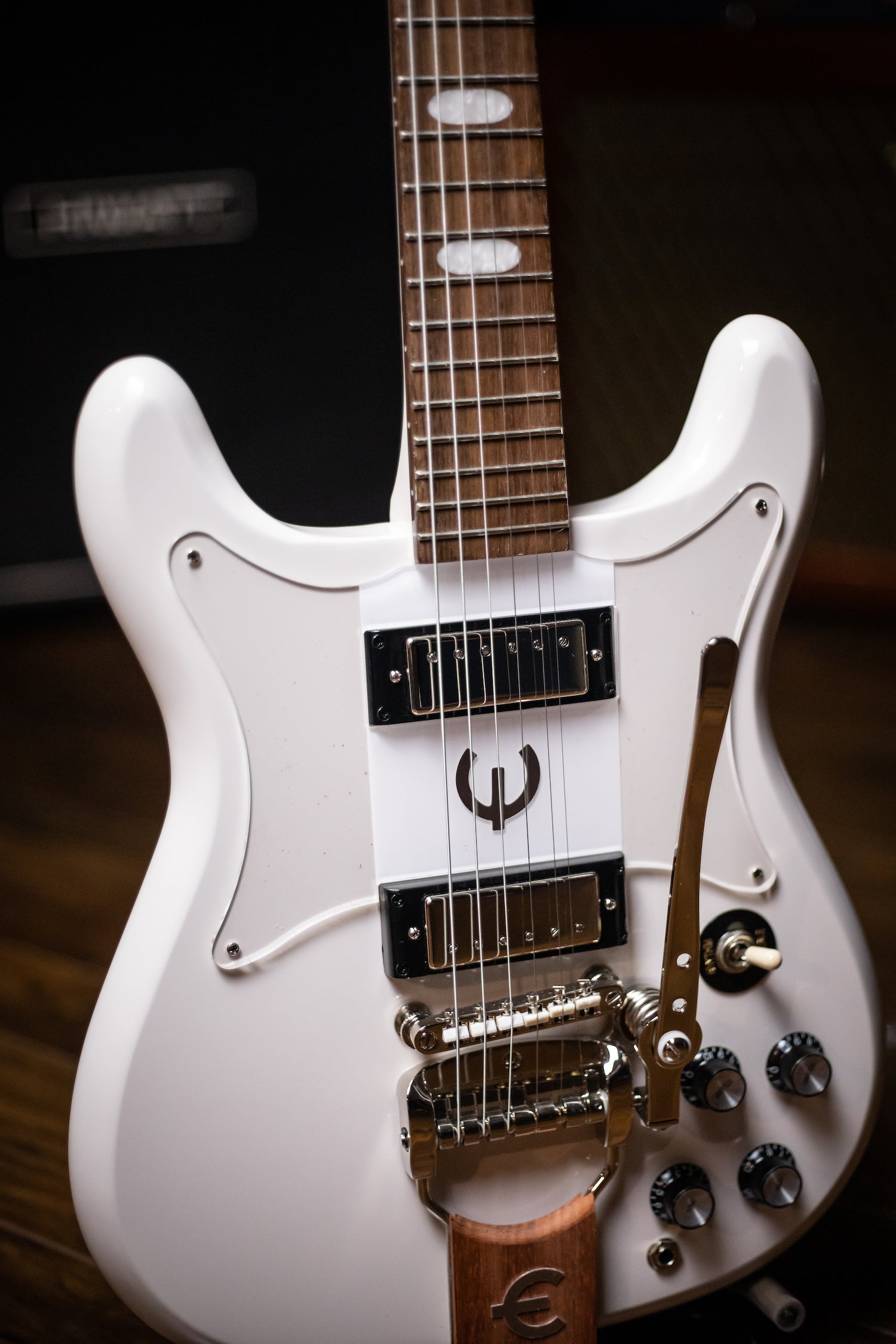 Epiphone Crestwood Custom Tremotone Electric Guitar - Polaris White