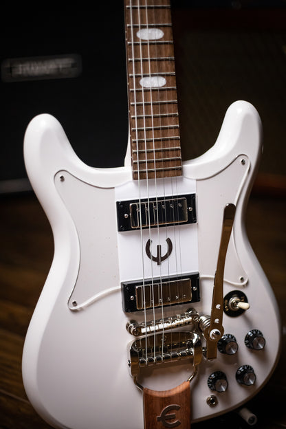 Epiphone Crestwood Custom Tremotone Electric Guitar - Polaris White