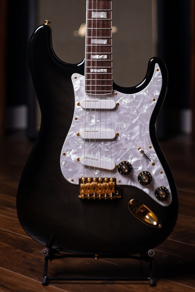 1990's Fender Ventures Model Strat MIJ / Owned by Nokie Edwards Electric Guitar - Black Burst