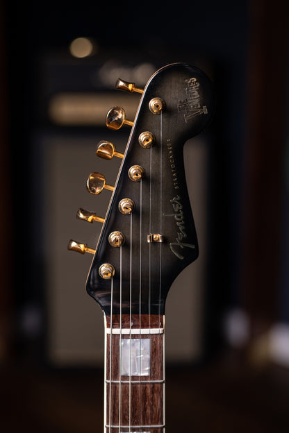 1990's Fender Ventures Model Strat MIJ / Owned by Nokie Edwards Electric Guitar - Black Burst