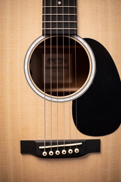 Martin D Jr-10E Acoustic-Electric Guitar - Natural Spruce