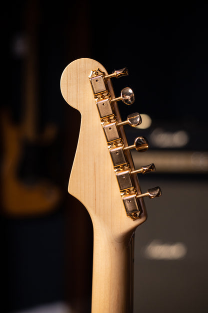 1990's Fender Ventures Model Strat MIJ / Owned by Nokie Edwards Electric Guitar - Black Burst