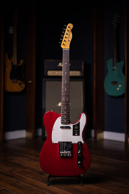 Fender American Vintage II 1963 Telecaster Electric Guitar - Crimson Red Transparent