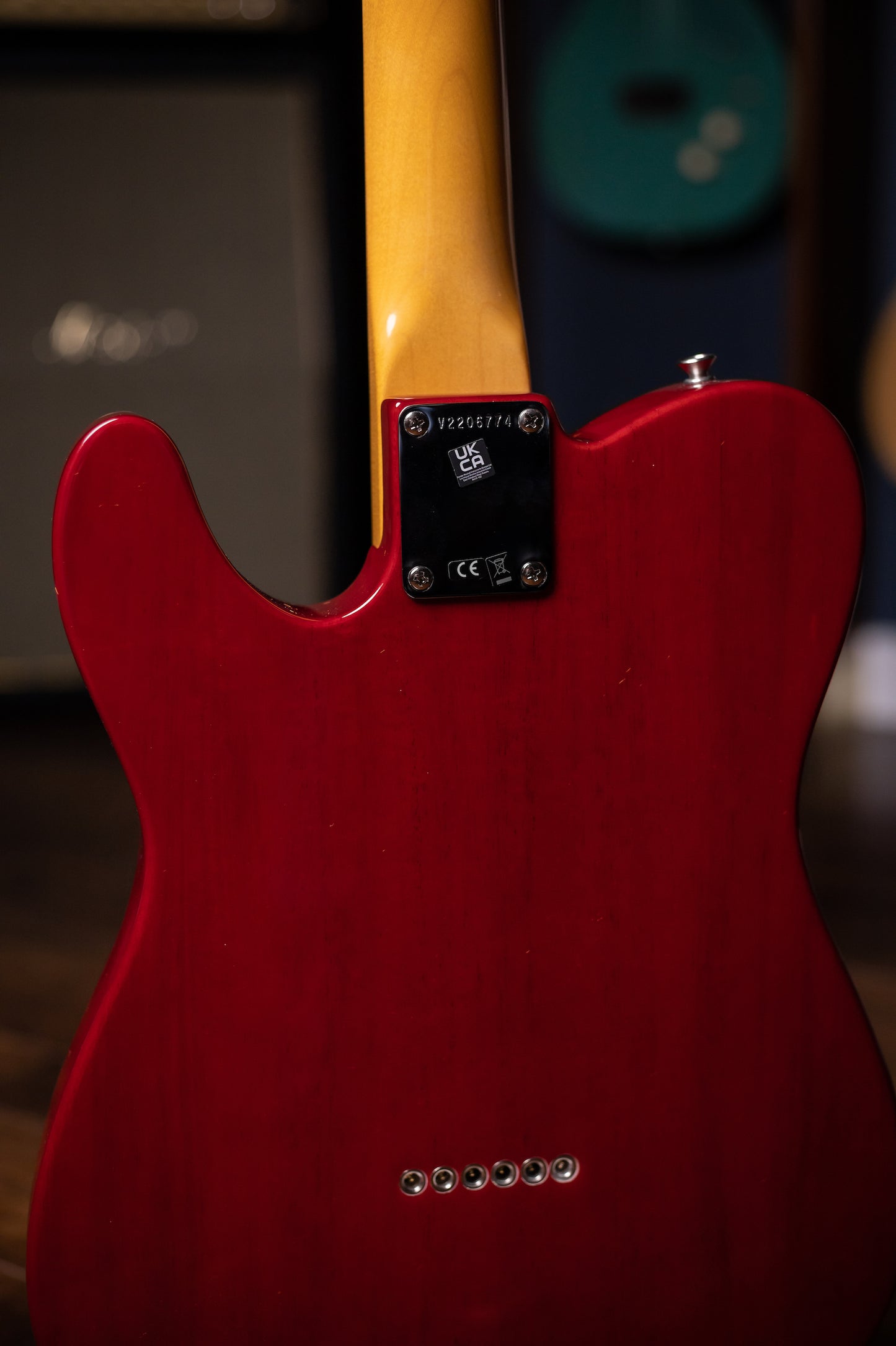 Fender American Vintage II 1963 Telecaster Electric Guitar - Crimson Red Transparent