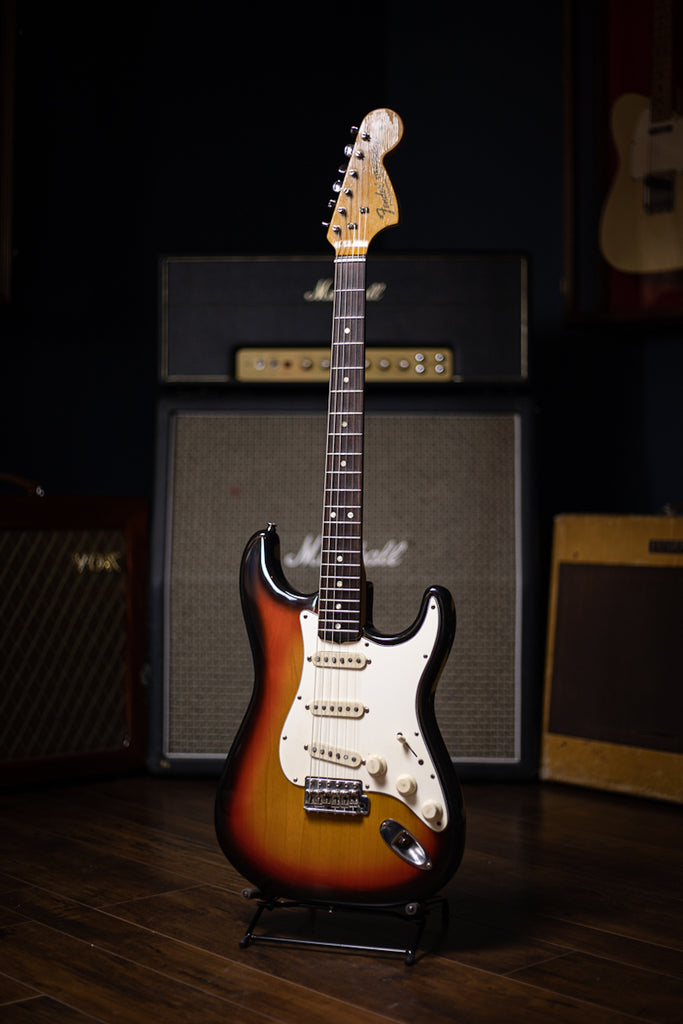 1970 Fender Stratocaster Electric Guitar - Sunburst Front
