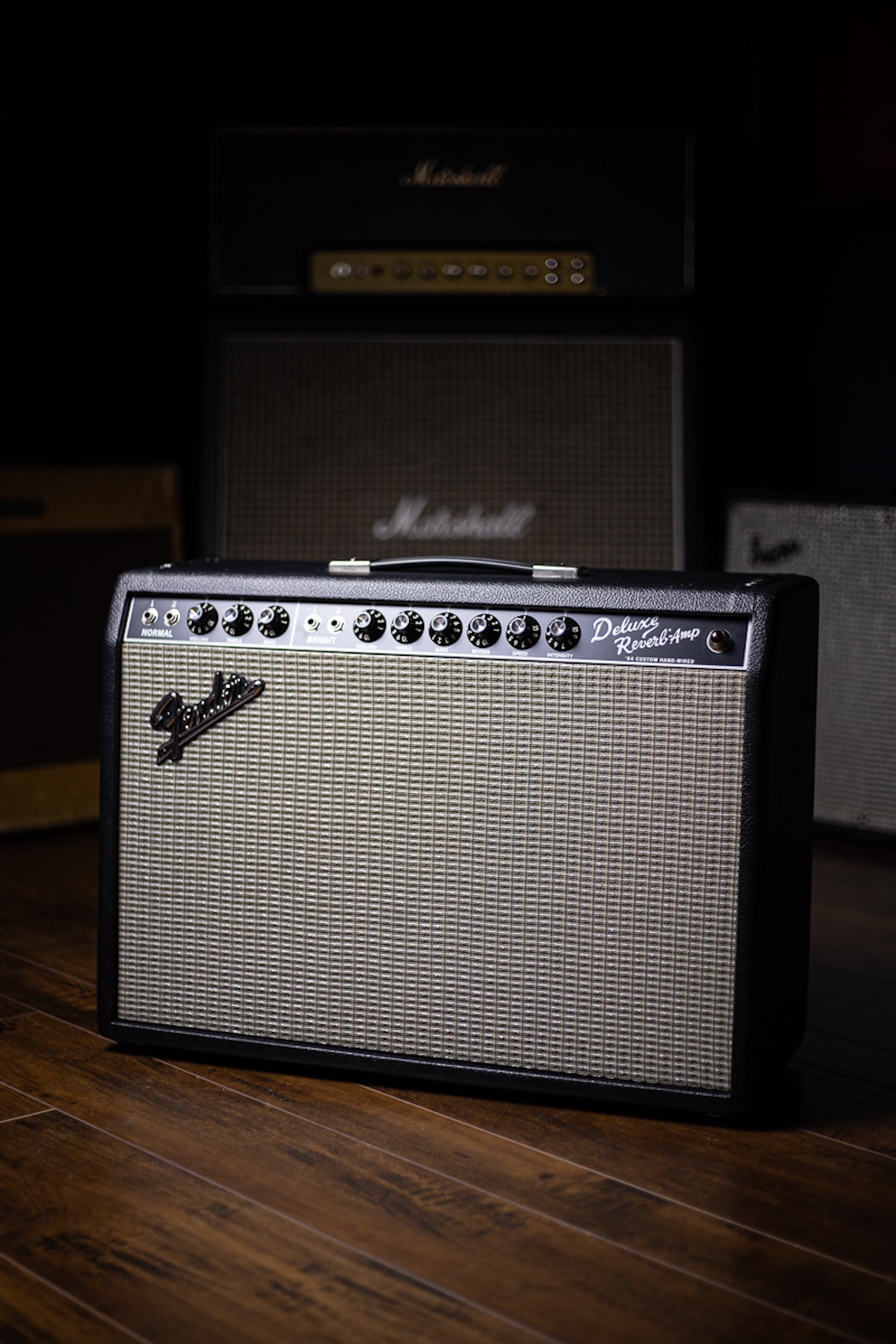 Fender '64 Custom Deluxe Reverb 120V Combo Amp - Black