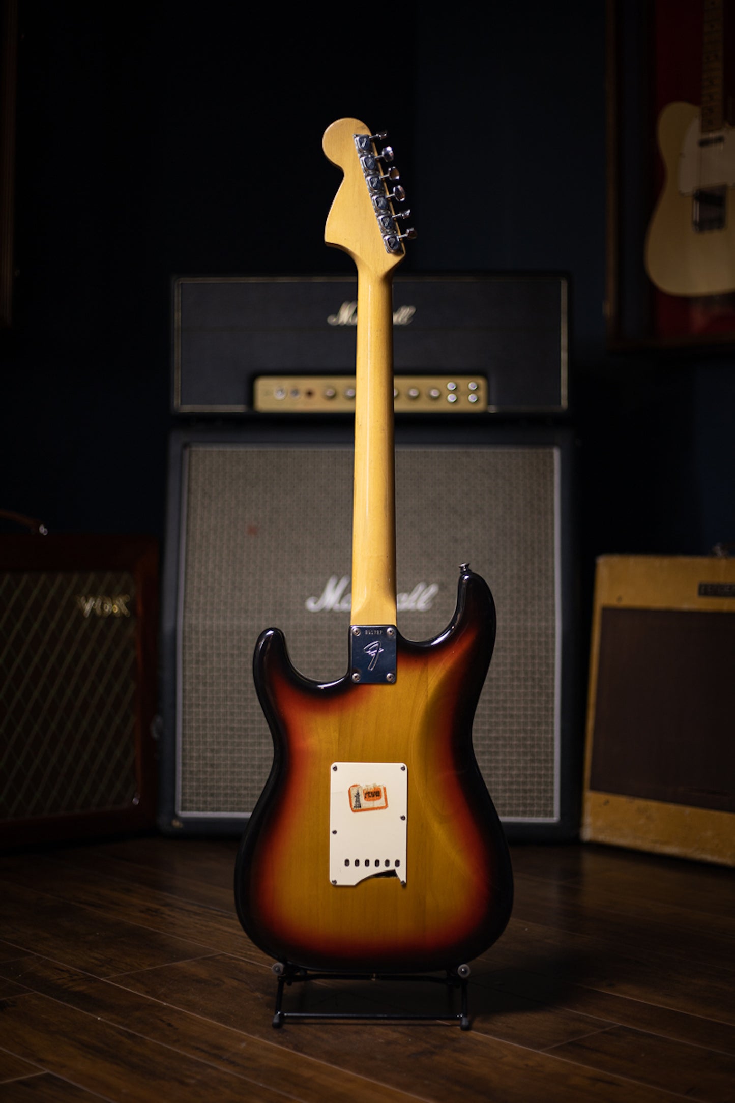 1970 Fender Stratocaster Electric Guitar - Sunburst Back
