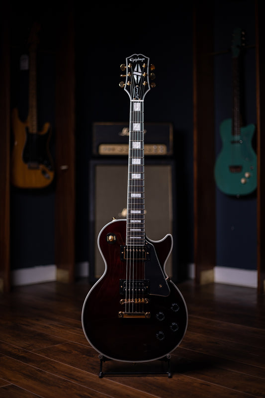 Epiphone Jerry Cantrell "Wino" Les Paul Custom Electric Guitar - Wine Red