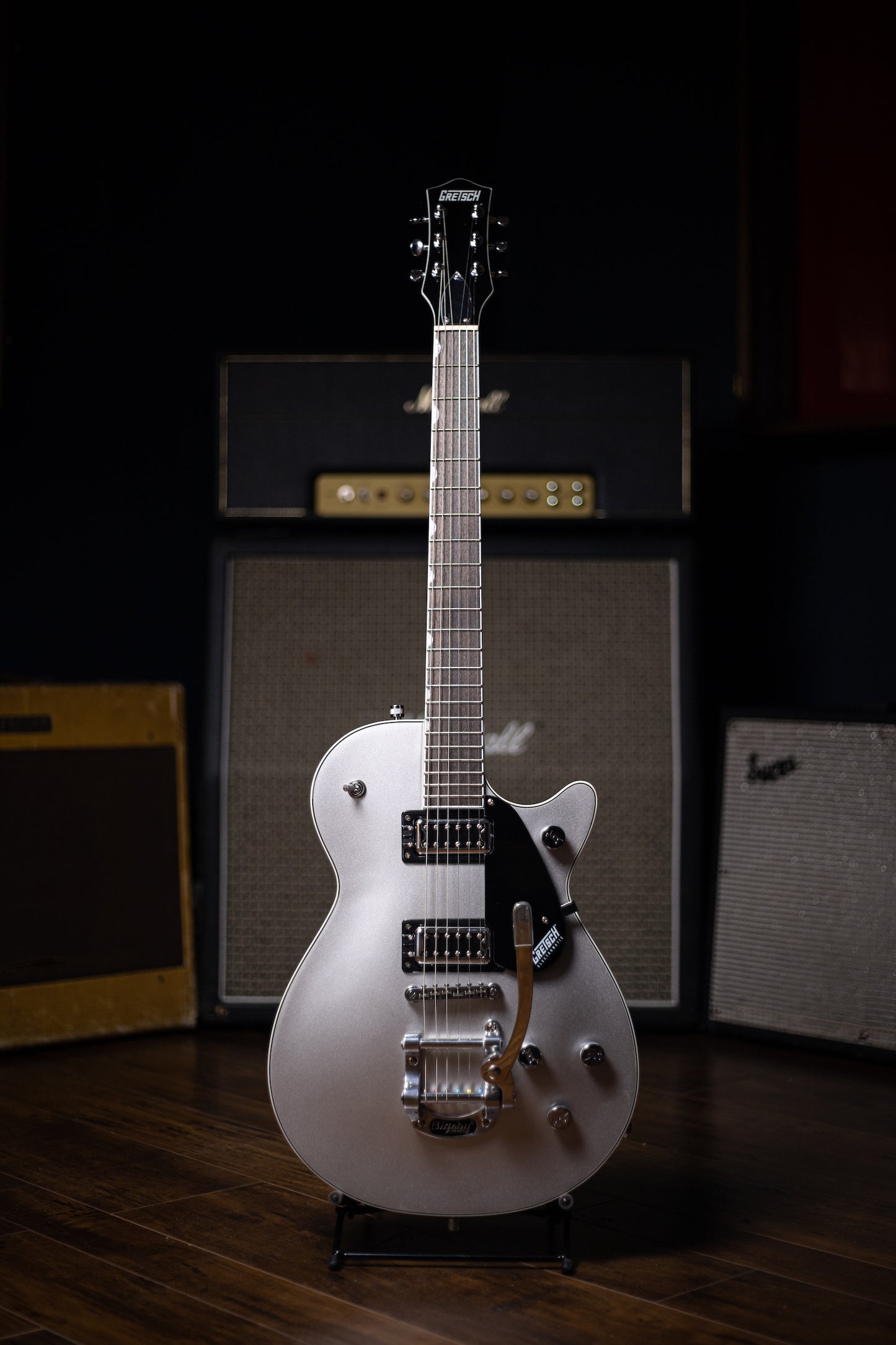 Gretsch G5230T Electromatic Jet FT Single-Cut W/ Bigsby Electric Guitar - Airline Silver