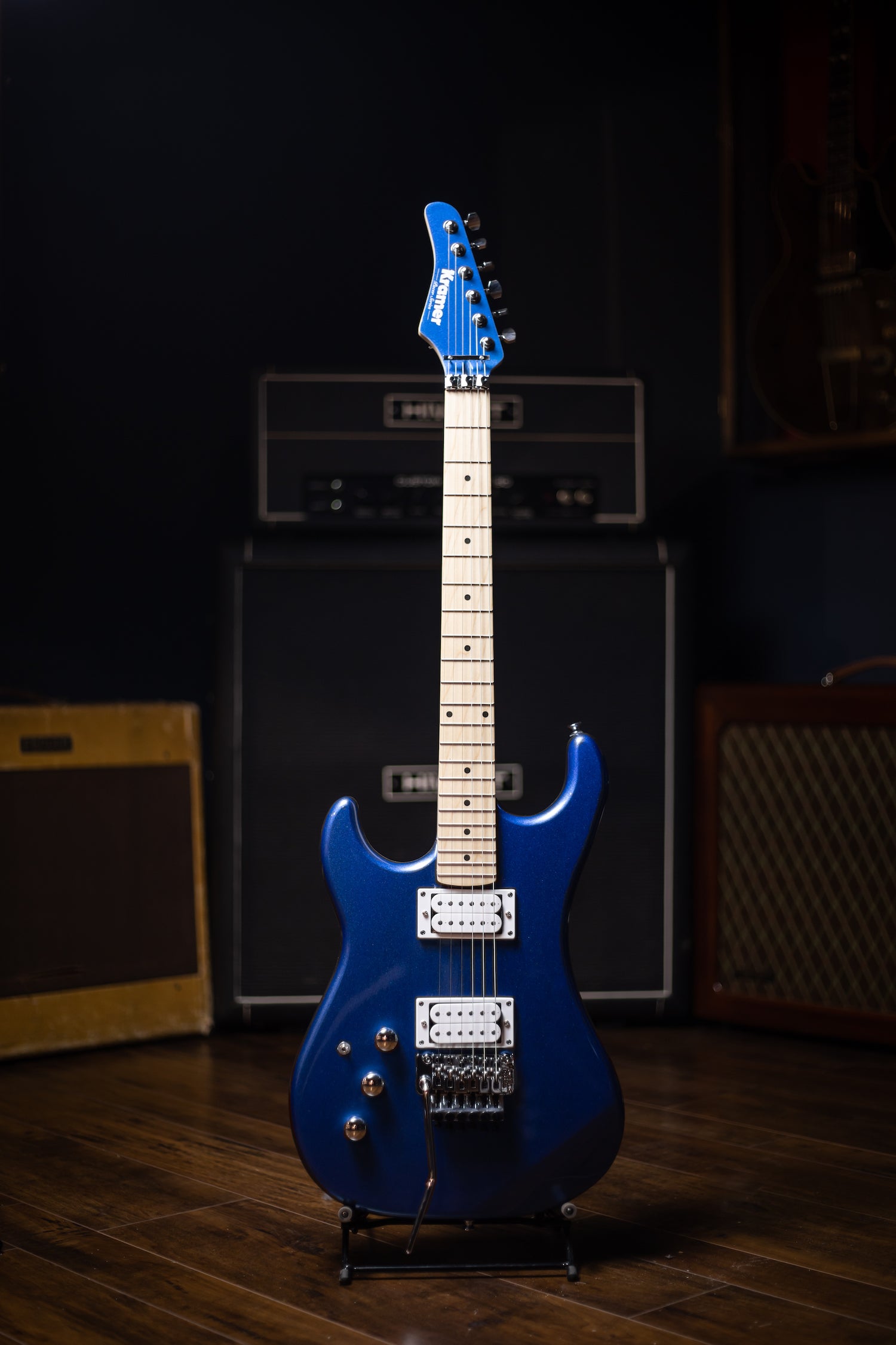Kramer Pacer Classic FR Special Left Handed Electric Guitar - Radio Blue Metallic