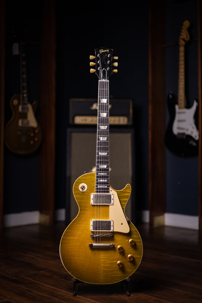 Gibson Custom Shop Murphy Lab 1959 Les Paul Standard Reissue Heavy Aged Electric Guitar - Green Lemon Fade