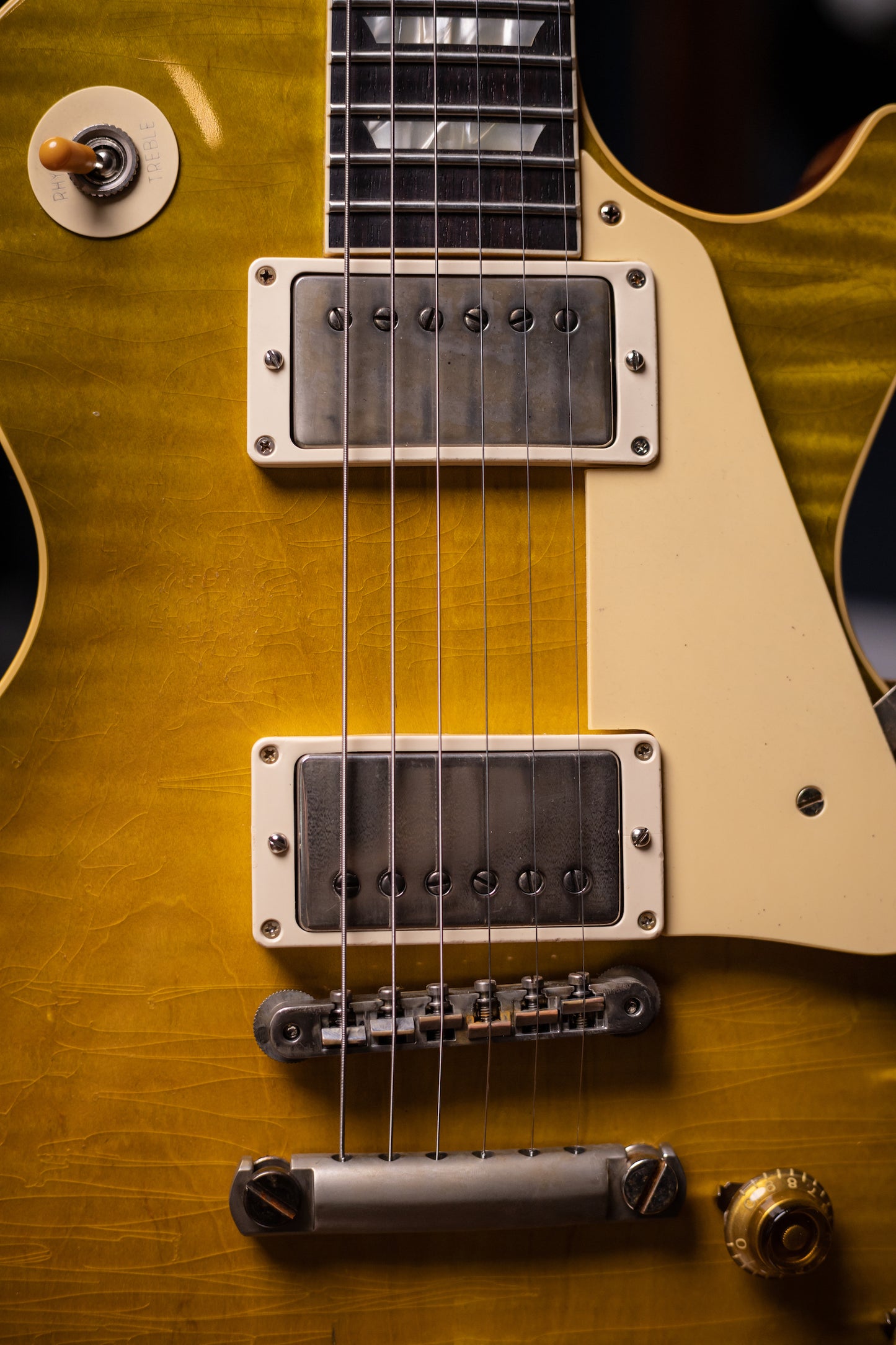 Gibson Custom Shop Murphy Lab 1959 Les Paul Standard Reissue Heavy Aged Electric Guitar - Green Lemon Fade
