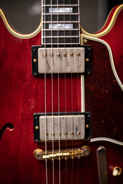 Gibson Custom Shop Murphy Lab 60s ES-355 Noel Gallagher Aged Gold Hardware Electric Guitar - 60s Cherry