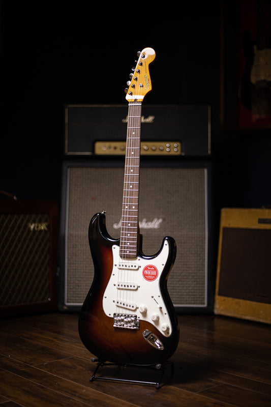 Squier Classic Vibe '60s Stratocaster Electric Guitar - 3-Tone Sunburst