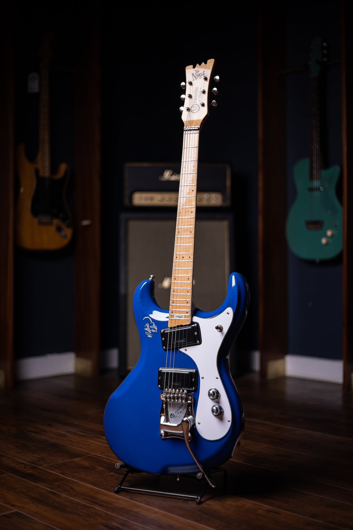1993 Mosrite Ventures Model Electric Guitar - Blue Sparkle