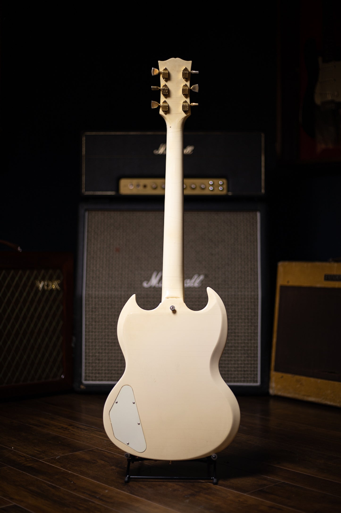 1965 Gibson SG Custom W/ Bigsby Electric Guitar - White