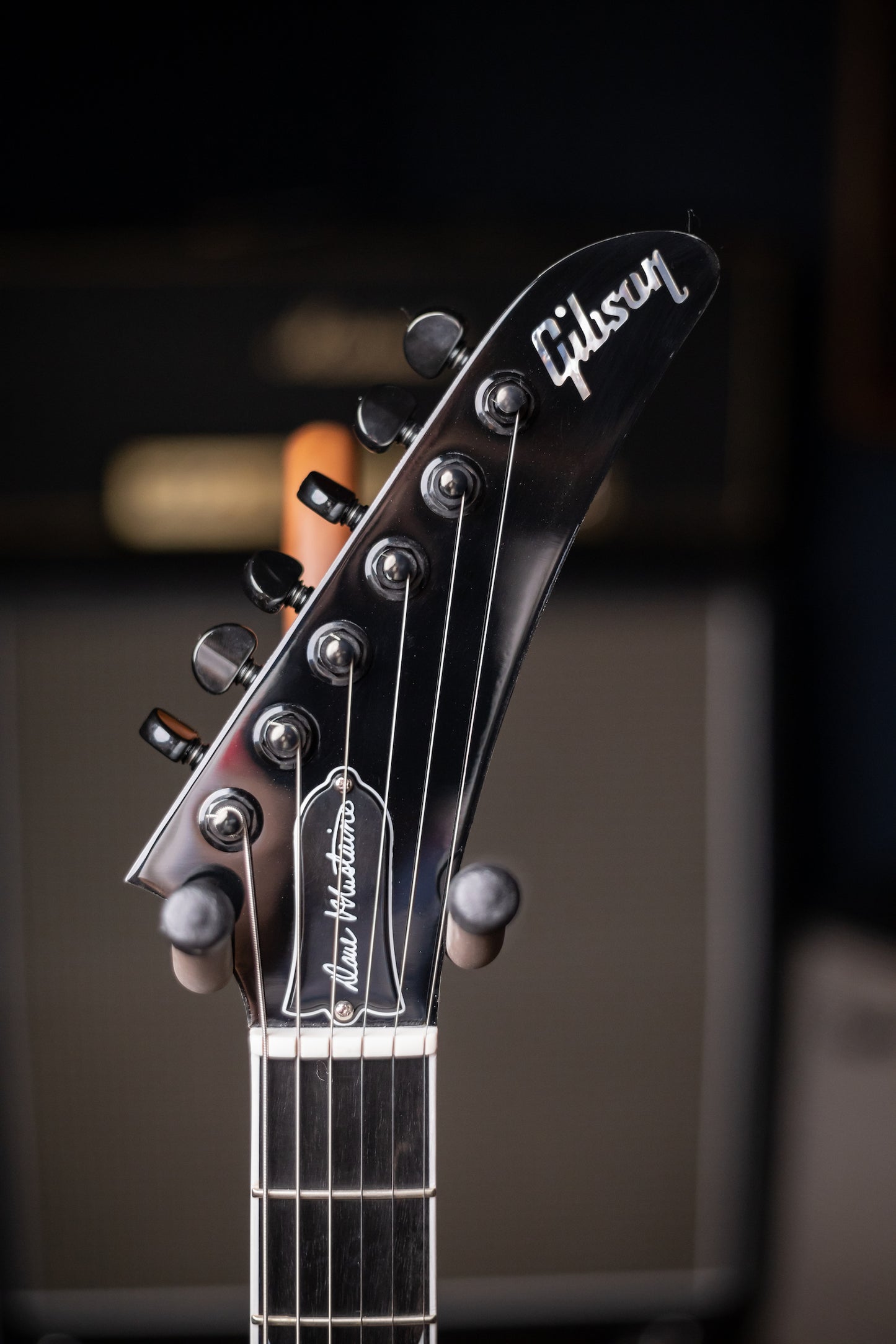 Gibson Dave Mustaine Flying V Electric Guitar - Silver Metallic