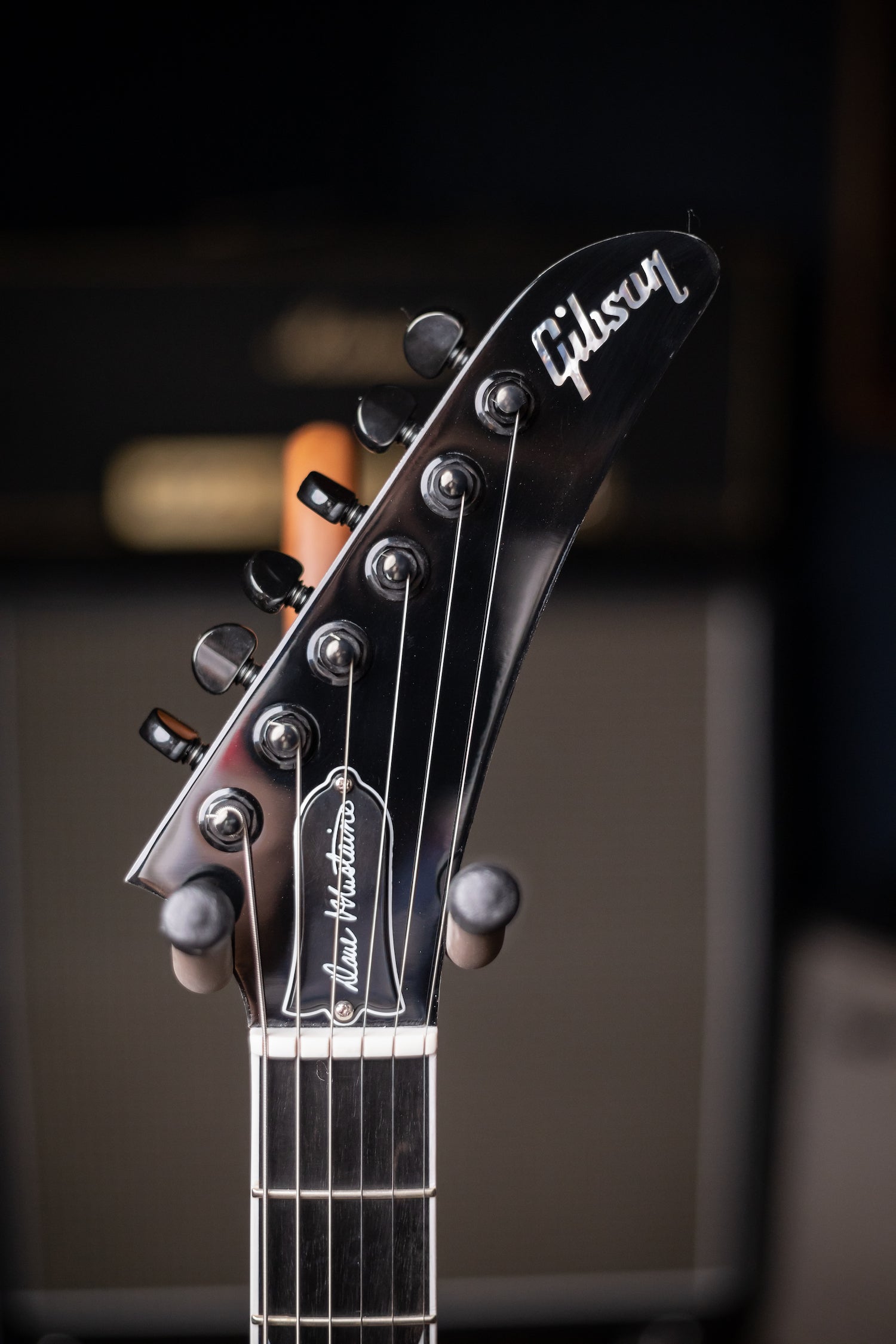 Gibson Dave Mustaine Flying V Electric Guitar - Silver Metallic