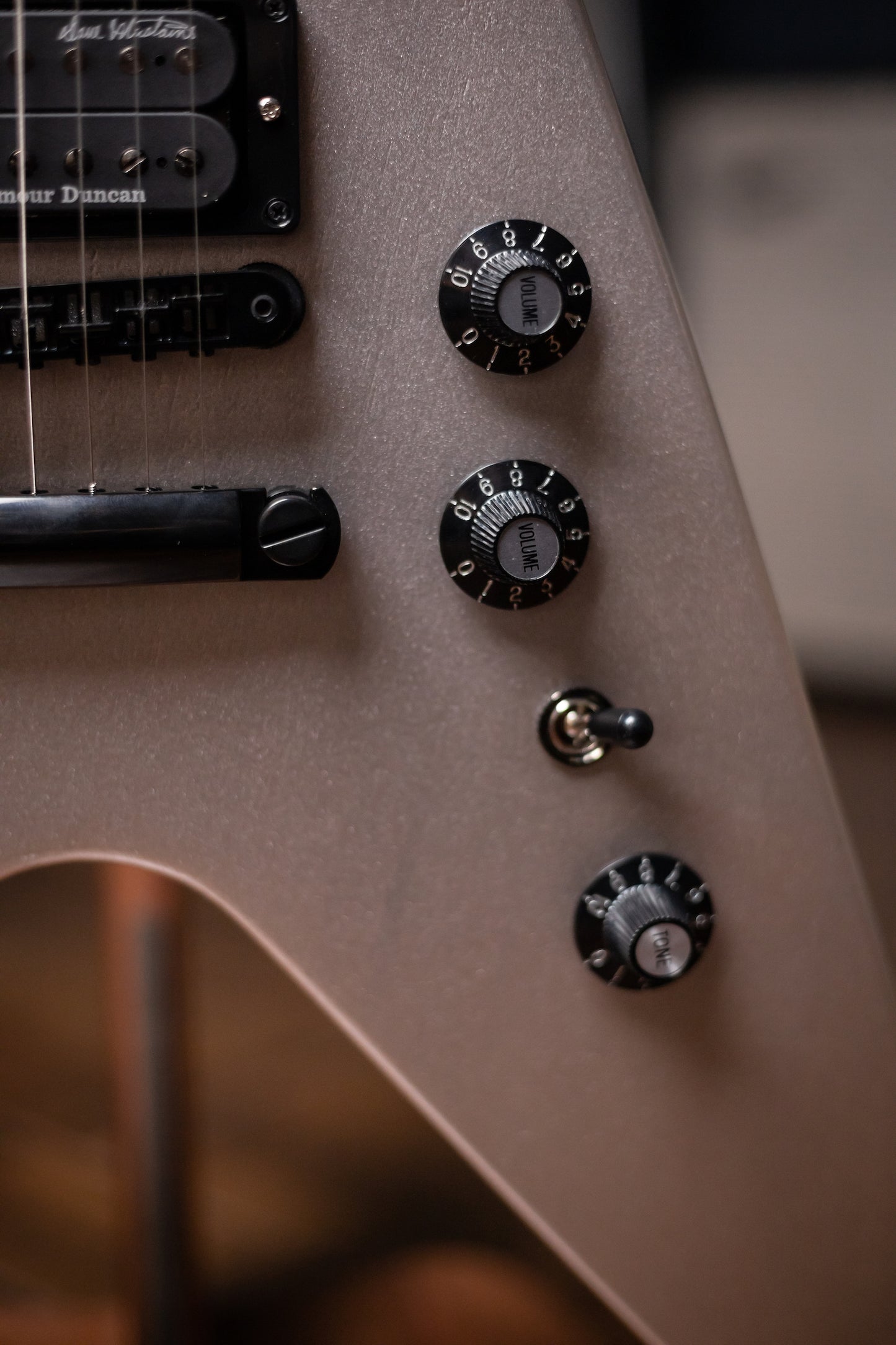 Gibson Dave Mustaine Flying V Electric Guitar - Silver Metallic