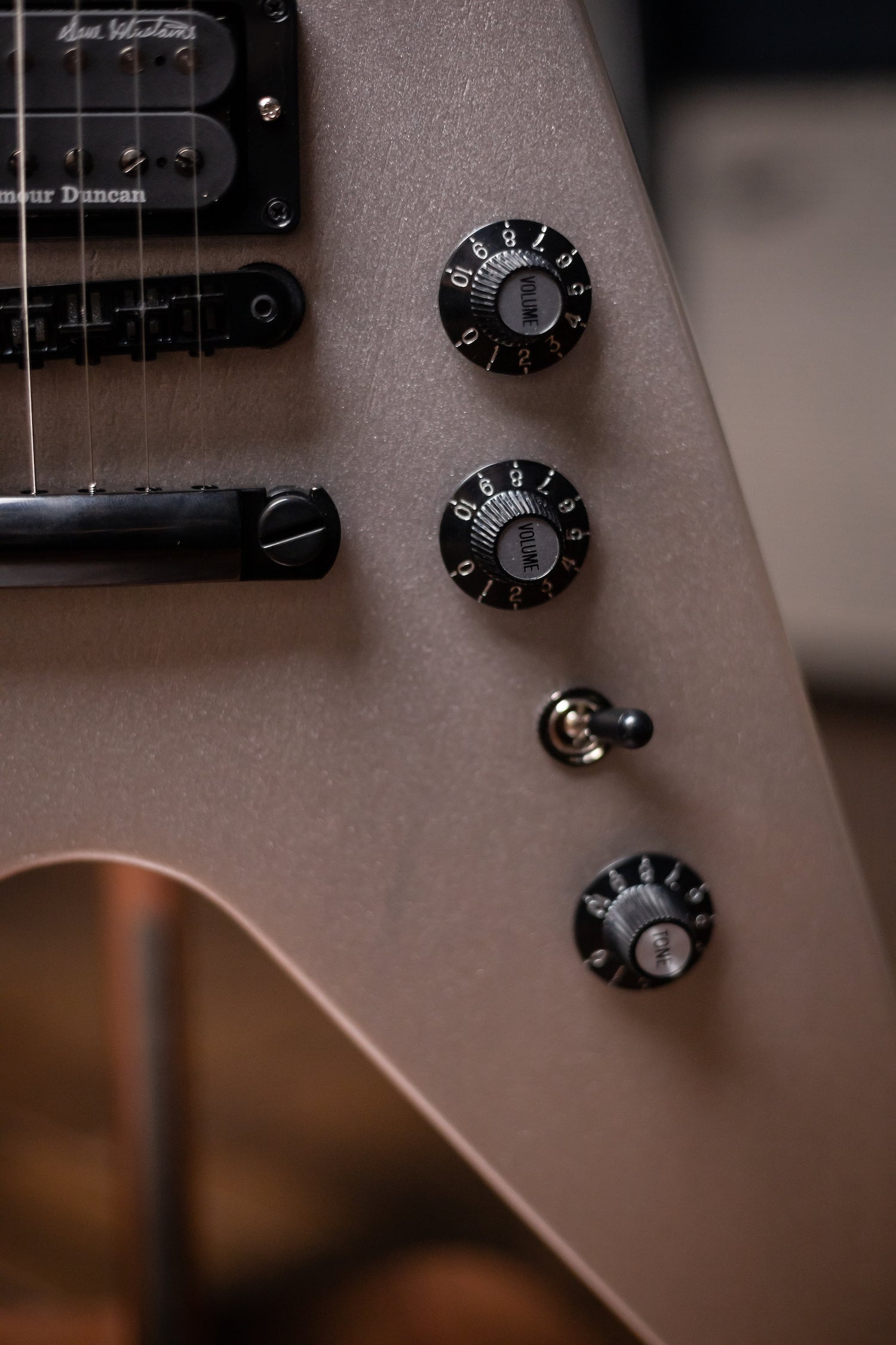 Gibson Dave Mustaine Flying V Electric Guitar - Silver Metallic