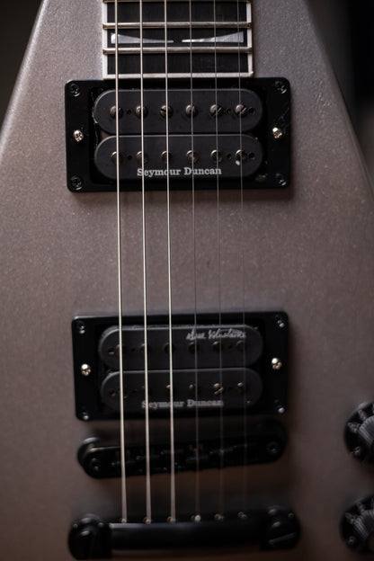 Gibson Dave Mustaine Flying V Electric Guitar - Silver Metallic