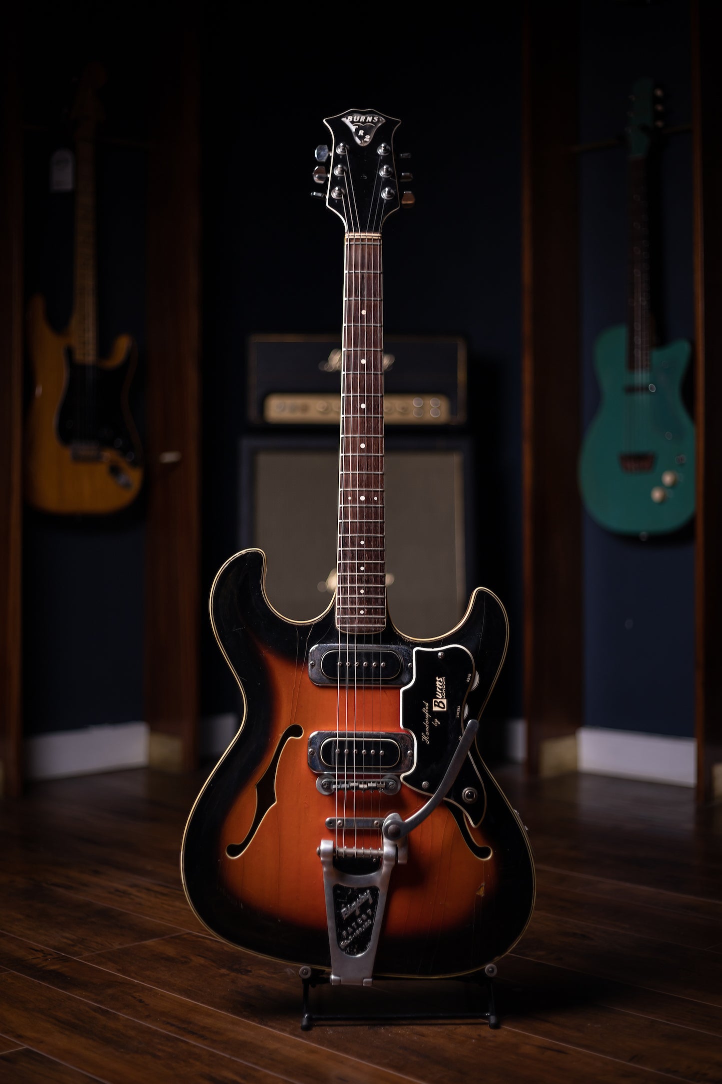 1966 Burns TR-2 Electric Guitar - Sunburst