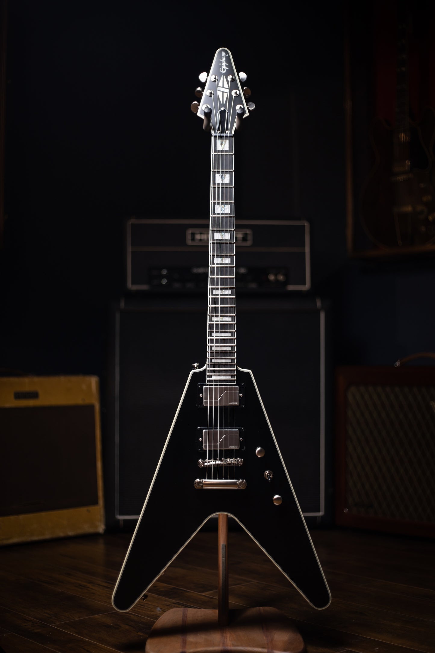 Epiphone Flying V Prophecy Electric Guitar - Black Aged Gloss