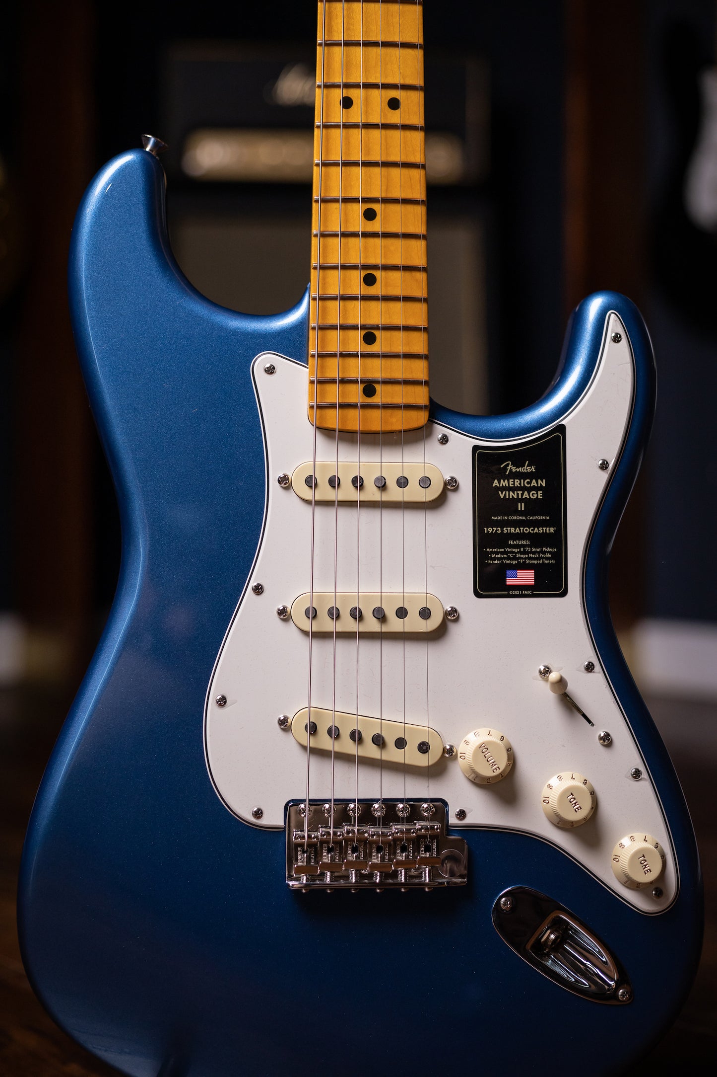 Fender American Vintage II 1973 Stratocaster® Electric Guitar - Lake Placid Blue