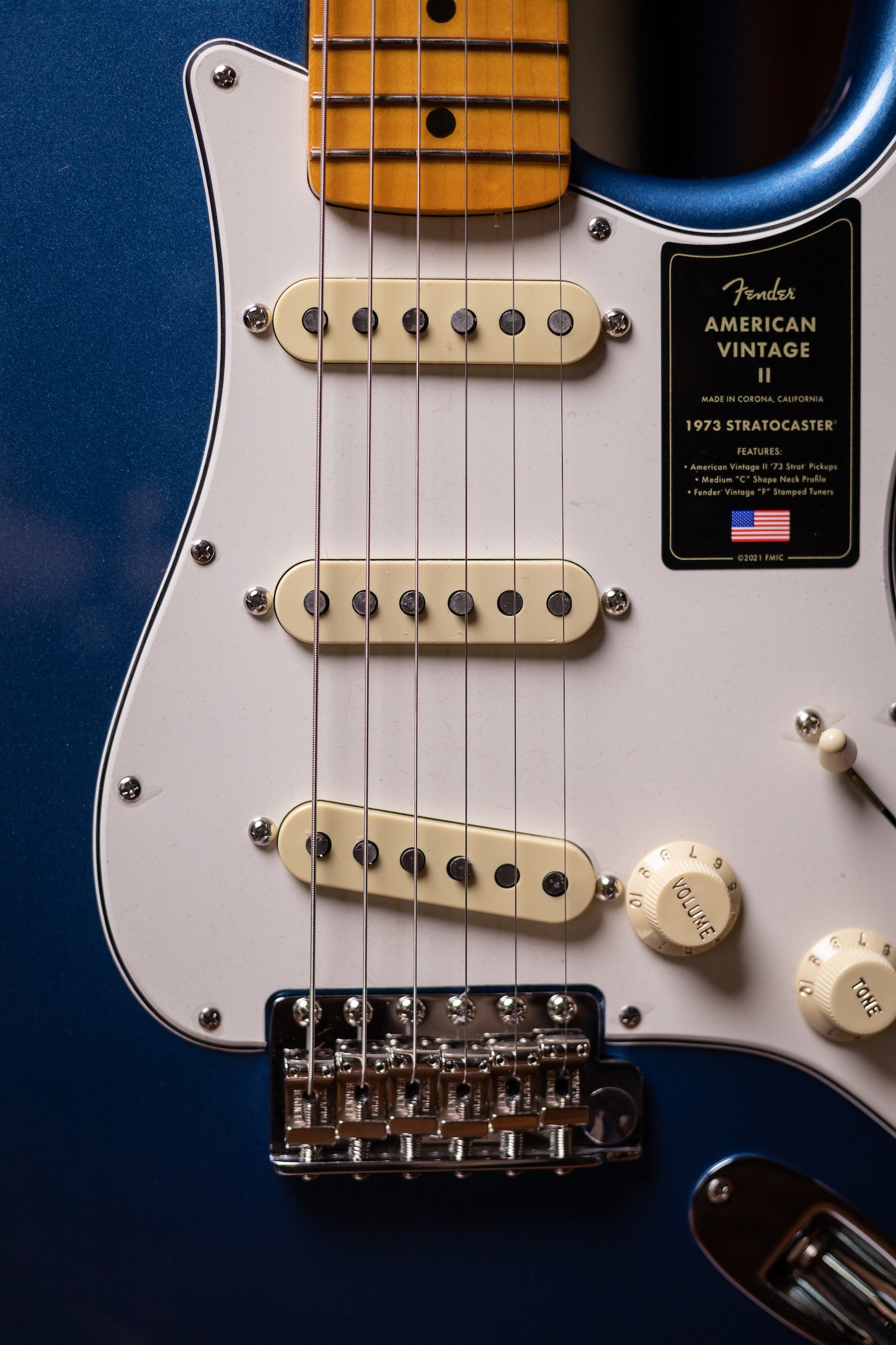 Fender American Vintage II 1973 Stratocaster® Electric Guitar - Lake Placid Blue