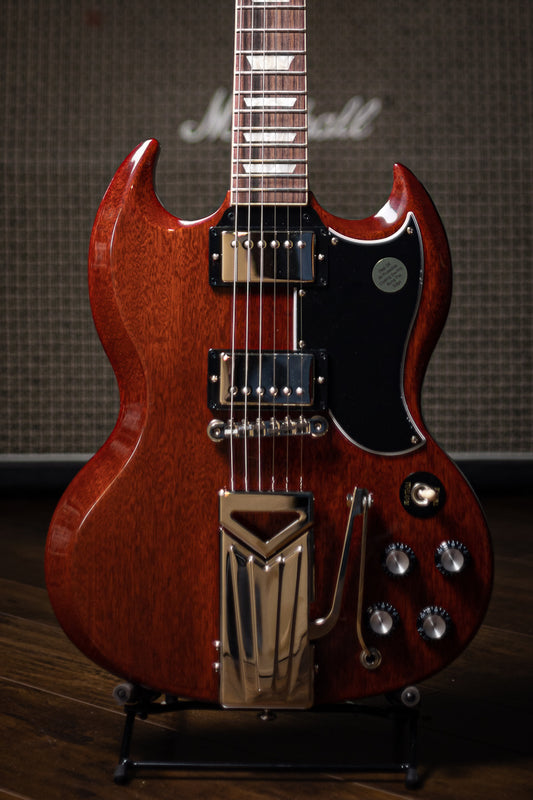 Gibson SG Standard '61 Sideways Vibrola Electric Guitar - Vintage Cherry