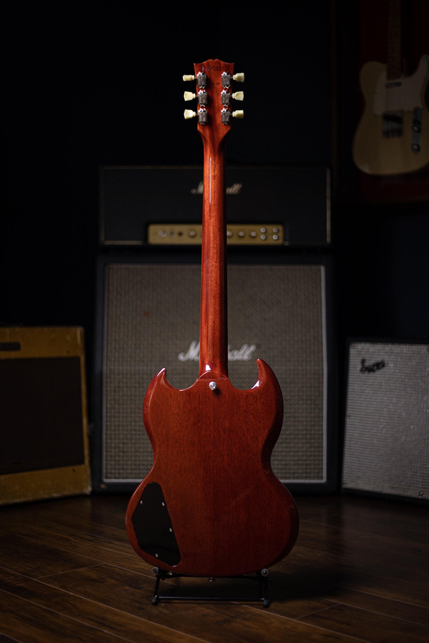 Gibson SG Standard '61 Sideways Vibrola Electric Guitar - Vintage Cherry