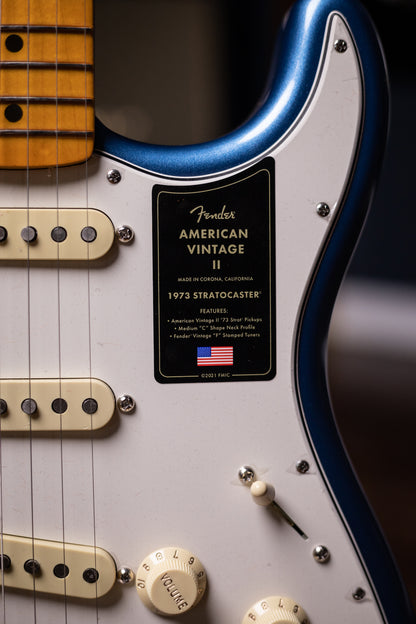 Fender American Vintage II 1973 Stratocaster® Electric Guitar - Lake Placid Blue