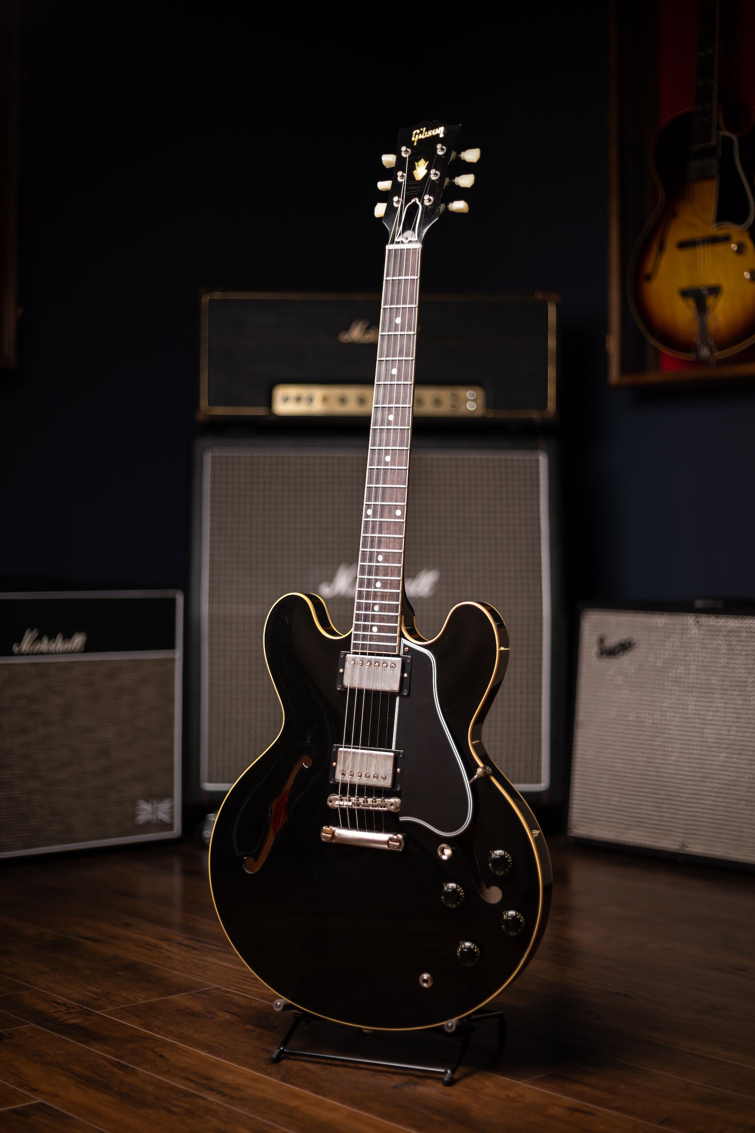 Gibson Custom Shop Murphy Lab 1959 ES-335 Reissue Ultra Light Aged Electric Guitar - Ebony
