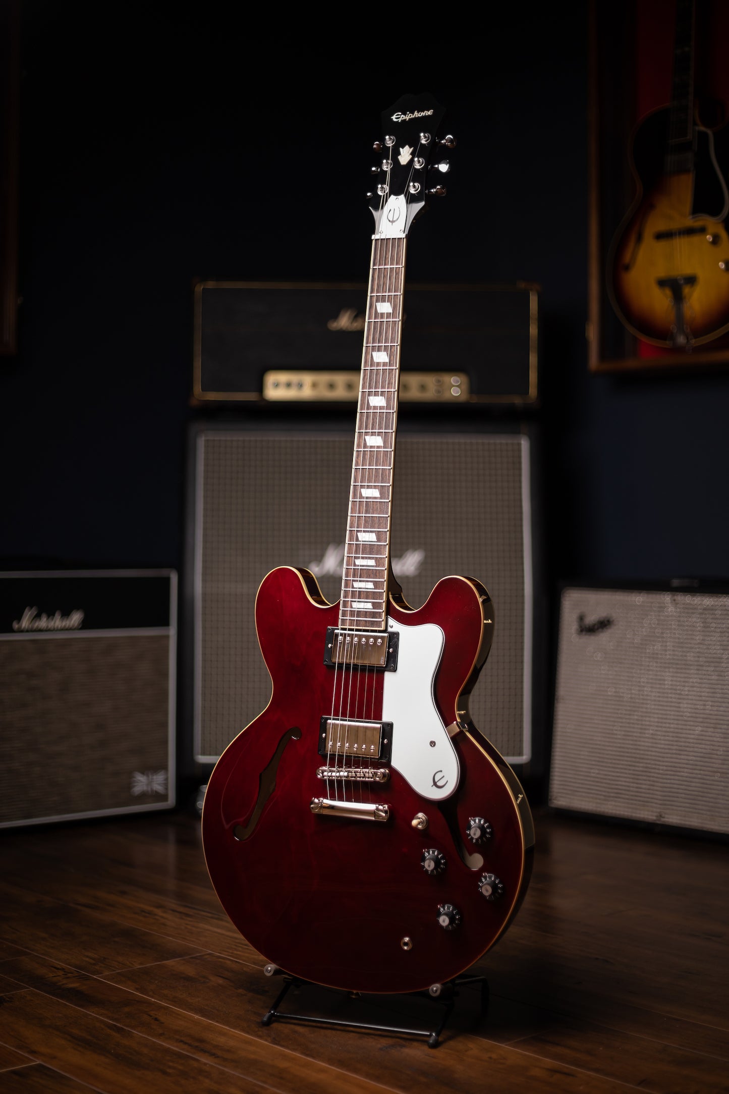 Epiphone Noel Gallagher Riviera Electric Guitar - Dark Wine Red